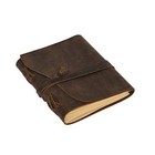 Leather Journal Travel Diary  Handmade Vintage Bound 7x5 Inches - Brown Lined