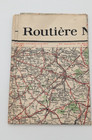 Vintage 1930 Road Map Of Paris  Champagne Andennes - Carte Routiere No 3