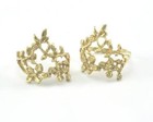Minimalist Ring Flower Adjustable Ring Raw Brass  16mm 5us Inner Size  3336