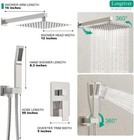 Timbootech Shower Faucet Set With Valve - Wireless Hdmi Transmitter   Receiver