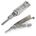 2-in-1 Stainless Steel Key Decoder Tool Precision Hook Lock Pick Portable
