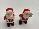 Vintage Norcrest Fine China Salt And Pepper Shakers Santa Claus Christmas Rare