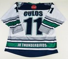 Seattle Jr Thunderbirds Game Used Worn Hockey Jersey  11 Culos Sz Small