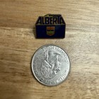Vintage Alberta Canada Travel Tourism Souvenir Lapel Pin Enamel Shield