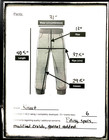 Kmart Mens  fits 31x29  Vtg 70s Flare Wide Leg Bell Bottom Disco Pants Flaws