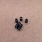 M3 Black Abs Nylon Round Non-thread Column Standoff Spacer Washer For Pcb Board