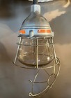 Vintage Killark Industrial Explosion Proof Light W globe   Cage--wired W ground