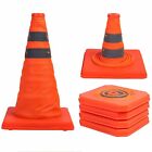 Collapsible Traffic Cones - Pack Of 4  Reflective Safety Cones -l4