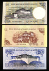 Bhutan 1 5 10 Ngultrum 2015-2019 Banknote Set World Paper Money Unc Currency