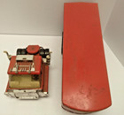 Vintage Red Pressed Steel Toy Semi-truck And Trailer