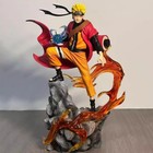 27cm Naruto Anime Figure Uzumaki Naruto Uchiha Sasuke Action Model Pvc Statue De