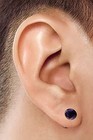 Organic Stone Amethyst Double Flared Saddle Ear Gauge 2pcs-1 2   12mm -stone