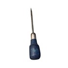 Vintage Curved Awl Wood Handle Leather Sewing Tool Original Blue Paint 6 7 8 