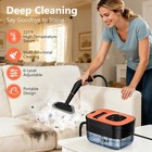Handheld Portable Steam Cleaner 16 Accessories 6 Adjustable Levels Fast 15s Heat