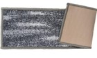     distressed Abstract Non-slip Stair Treads  set Of 13  8 6  X 26  Gray New
