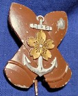 Japanese Imperial Navy Gunnery Proficiency Badge  bombardment Superior Badge 