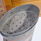 Vintage Old Pal Galvanized Minnow Bucket Missing Top Handle Faded Paint Used