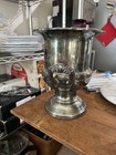 Vtg Silver Plate Trophy Double Handle Ice   Wine   Urn   Vase Champagne Bucket