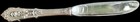 Sterling Silver Wallace Rose Point Hollow Butter Spreader s  6 1 4  No Monos