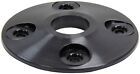 Black Scuff Plates Plastic Hood Pin Plates 4 Pack