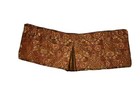 Vintage 1990s Springs Luxury Red Gold Valances Curtains Velvet Pleats Jacobean