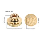 Alphabet W Wax Seal Stamp Initial Letter Sealing Wax Stamp Retro Brass Head