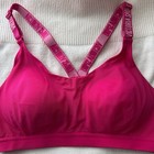 Victoria   s Secret Sports Bra   Lovely Fushia Pink With White Victoria Sport Logo