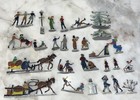 Vintage Heinrichsen German Flat Lead 27 Piece Lot
