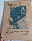 Vintage 1930s Sewing Secrets Modern Methods Book 53 By The Spool Cotton Co 