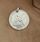 1800   s  Love Token Fancy Engraved Fred  Silver American Us  Coin