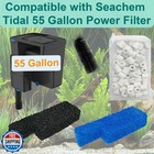 17 Set Aquarium Filter Media Replacement Kit Compatible With Seachem Tidal 55   