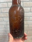 Vintage Pre-prohibition Schlitz Milwaukee Beer Amber Bottle Embossed Globe Logo