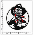 Freddy Krueger Nightmare On Elm Street Embroidered Iron On Patch     Horror Movie