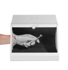 Dental Sandblasting Dust-proof Box Double Suction System built-in Led Light Ce