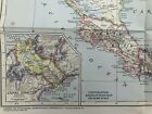 1953 National Geographic Vintage Original Map Of Mexico And Cenral America