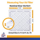 Filter King 12x12x1 Air Filter 12-pack Merv 13 Actual Size 11 5 X 11 5 X  75 