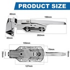 Walk In Cooler Door Handle complete Latch Kit Freezer Door Latches flush offset 