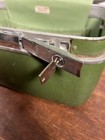 Vintage Samsonite Horizon Green Train Cosmetic Makeup Case Carry On Box 17x9x9   
