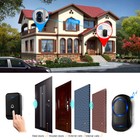 Wireless Doorbell Chime Waterproof Plugin Receiver Adjustable Volume 1000ft Kit