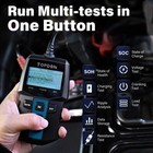 Topdon Bt100 Digital Battery Analyzer Car Battery Load Tester 12volt Cca100 2000