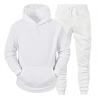 Mens Set Sweatsuit Men Athletic Tracksuit Hooded Long Sleeve Jogger Sets Workout