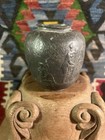 Antique 19th Century Cast Pewter Neoclassical Nudes Vase Grand Tour Souvenir 