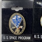 Nasa Us Space Program Mixed Lot Of 4 Space Shuttle Lapel Pins Charms Nos Vintage