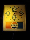 Vintage Illuminated Pepsi Clock  Tested And Working