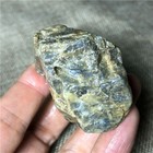 141g Natural Unheated Blue Sapphire Corundum Facet Rough Specimen  e41