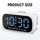 Led Large Display Electric Digital Alarm Clock With Battery Backup And Snooze