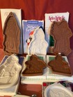 Longaberger Lot Of 8 Cookie Molds Christmas   Easter