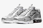 Nike Zoom Spiridon Caged 2 Metallic Silver Sneakers Retro Cj1288-001 Mens Size