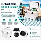 Cooler Drain Plug Replacement For Yeti cooler Compatible With Black