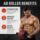 Ab Roller Wheel Abdominal Fitness Gym Exercise Equipment Core Workout Training